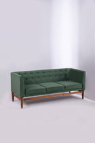 Scandic Sofa in Code Shadow Plum Green Fabric
