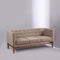 Scandic Sofa in Herringbone Saturn Sand Fabric