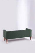 Upholstered Bundle Scandic Sofa in Code Shadow Plum Green Fabric
