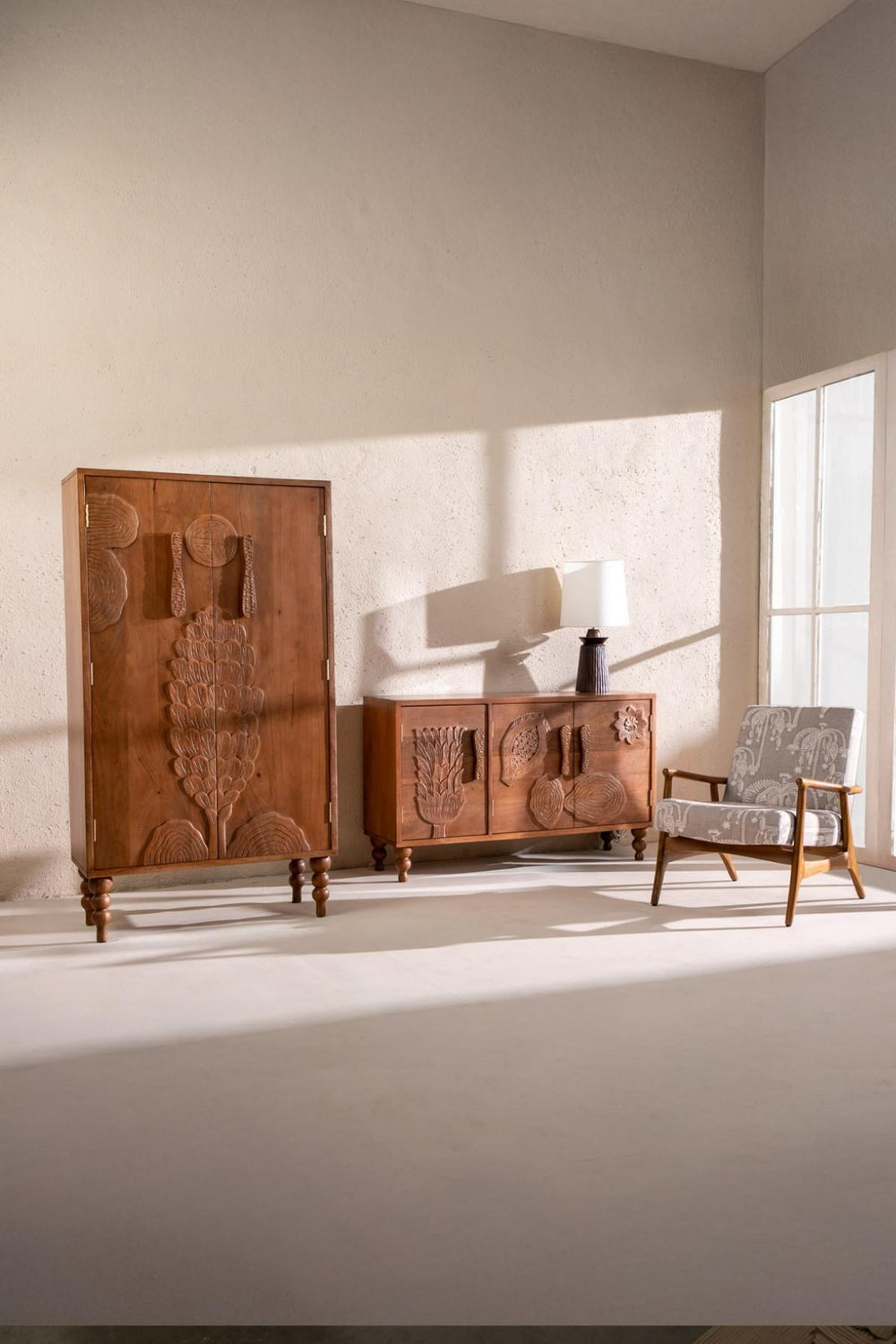 CABINETS Seed Hand Carved Cabinet