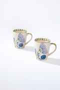 MUGS & CUPS Semanae Ceramic Coffee Mug (Set of 2)