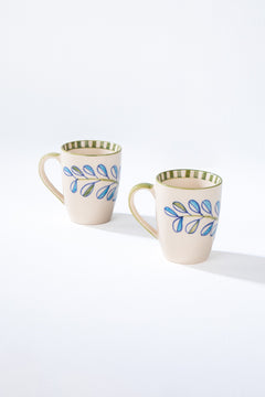 MUGS & CUPS Semanae Ceramic Coffee Mug (Set of 2)