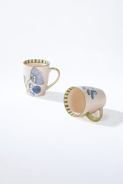 MUGS & CUPS Semanae Ceramic Coffee Mug (Set of 2)