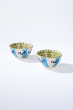 Semanae Ceramic Snack Bowl (Set of 2)