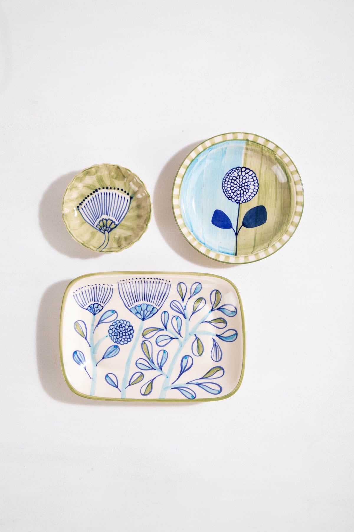 SNACK PLATES Semanae Ceramic Tapas Plate (Set of 2)