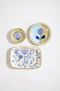 SNACK PLATES Semanae Ceramic Tapas Plate (Set of 2)