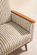 Upholstered Bundle Senhur Accent Chair in Worli Water Fabric
