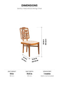 DINING CHAIRS Senhur Teak Wood Dining Chair