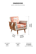 ARMCHAIRS & ACCENTS Senhur Teak Wood Armchair