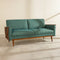 Senhur Sofa in Herringbone Astral Green Fabric