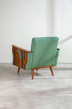 Herringbone Astral Green Fabric