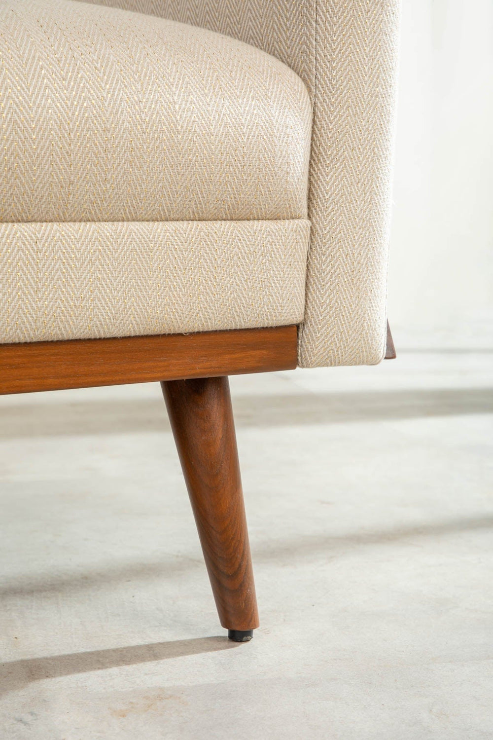 Upholstered Bundle Senhur Sofa in Golden Sand Fabric