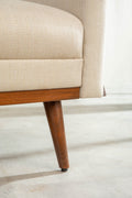 Upholstered Bundle Senhur Sofa in Golden Sand Fabric