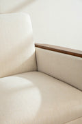 Upholstered Bundle Senhur Sofa in Golden Sand Fabric