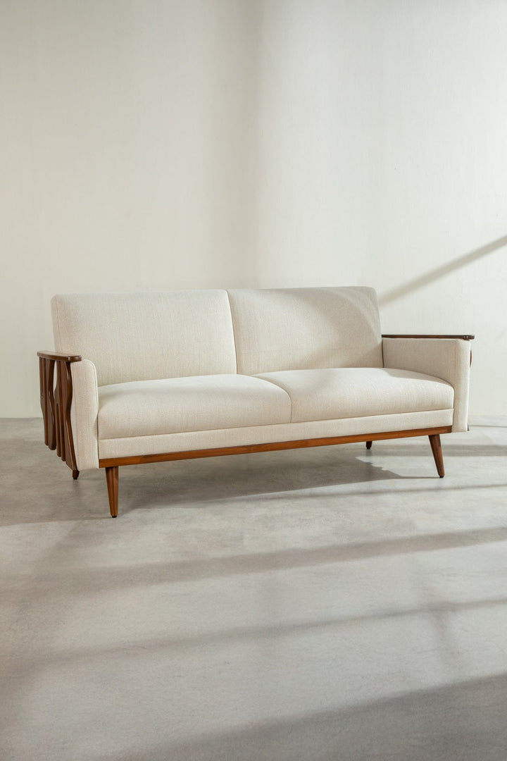 Upholstered Bundle Senhur Sofa in Golden Sand Fabric