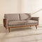 Senhur Sofa in Herringbone Saturn Sand Fabric