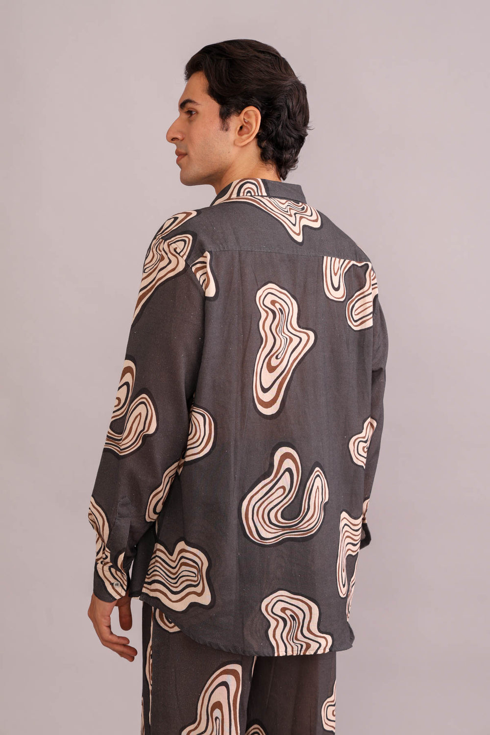 SHIRTS Shifting Sands Full Sleeve Shirt (Basalt Brown)