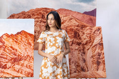 DRESSES Treetops A Line Maxi Dress (Sienna Bloom)