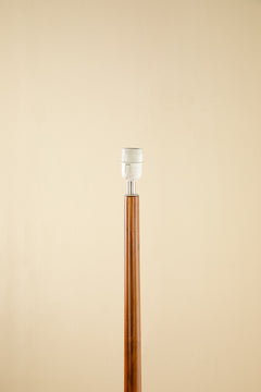 Lighting Bundle Skyrocket Wood Floor Lamp with Celestial Sky Taper Lampshade (Lunar Gold)