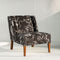 Box Office Accent Chair in Nu Primitive Espresso Fabric