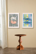 WALL ACCENTS Dance Of The Yalis Wall Art (Slate Grey)