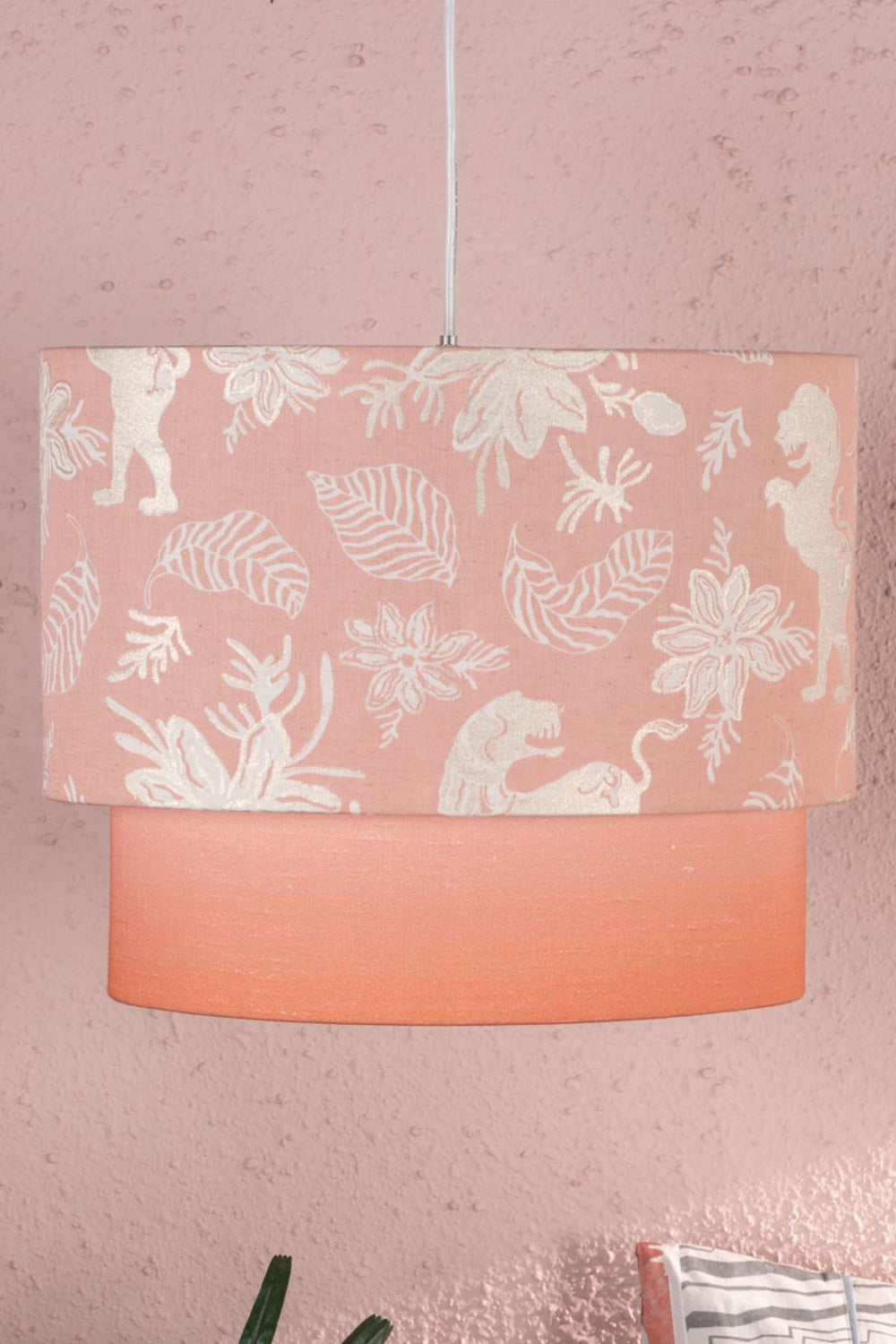 Ahnan Oval Pendant Lamp (Soft Pink)