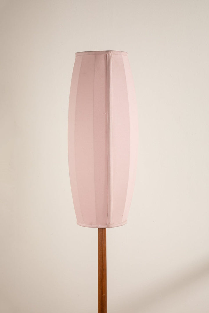 LAMPSHADES Solid Oval Cylinder Lampshade (Dusky Pink)