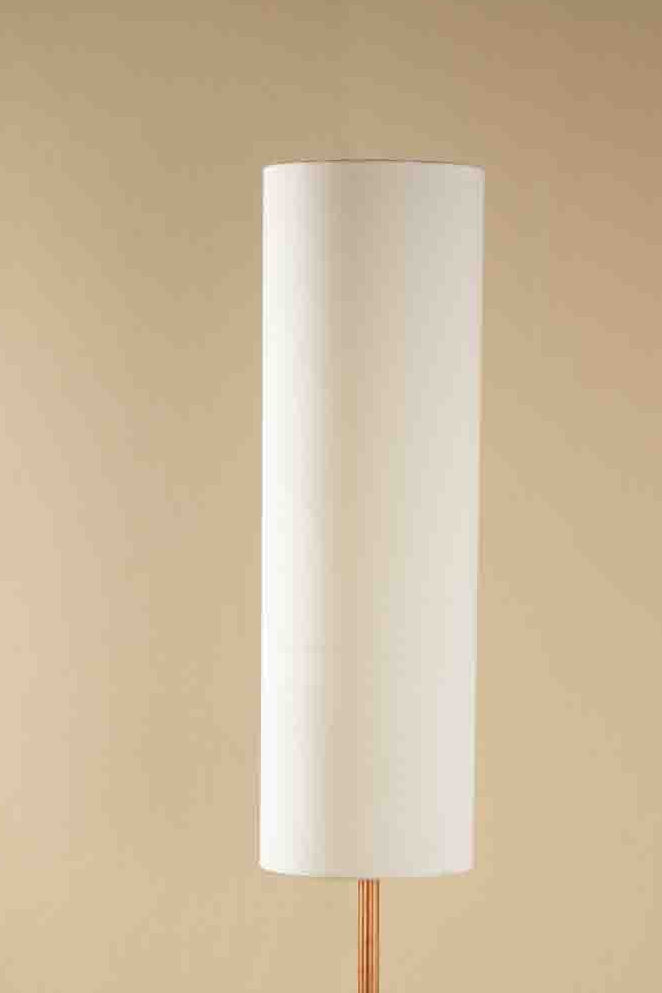 LAMPSHADES Solid Tall Extra Large Cylinder Lampshade (Off White)