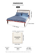 BEDS Spindle Teak Wood Bed
