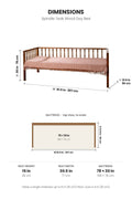 DAY BEDS Spindle Teak Wood Day Bed