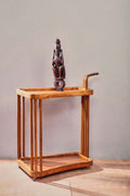 TROLLEYS Spindle Teak Wood Trolley
