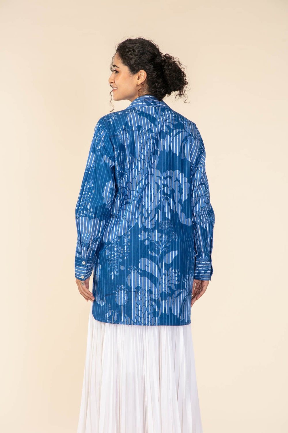 TOPS Stripes Of Kachnar Easy Shirt (Mood Indigo)