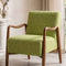 Sway Accent Chair in Raffia Citron Green Fabric