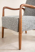 Upholstery Combo Sway Accent Chair in Kufri Slate Grey