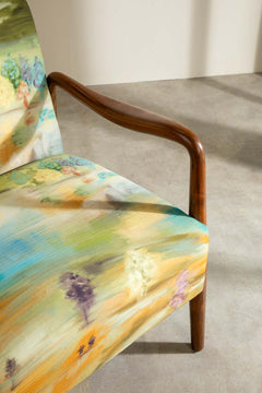 Upholstery Combo Sway Accent Chair in Terai Grassland (Field Green)