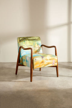Upholstery Combo Sway Accent Chair in Terai Grassland (Field Green)