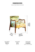 ARMCHAIRS & ACCENTS Sway Teak Wood Armchair
