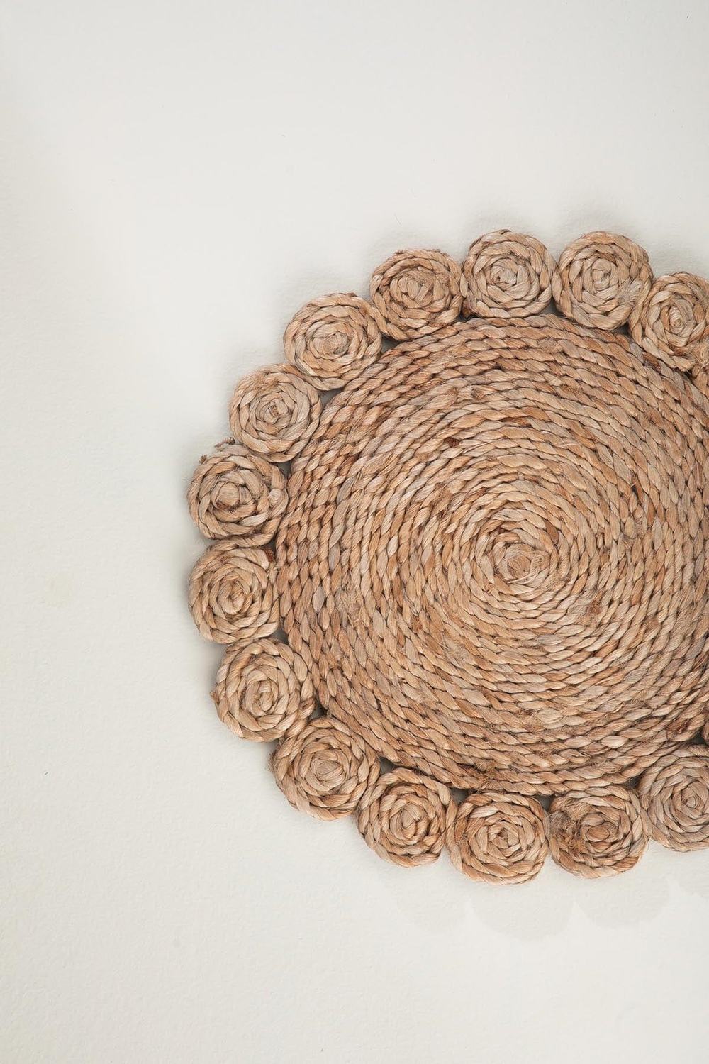 TABLE MATS Round Natural Table Mat