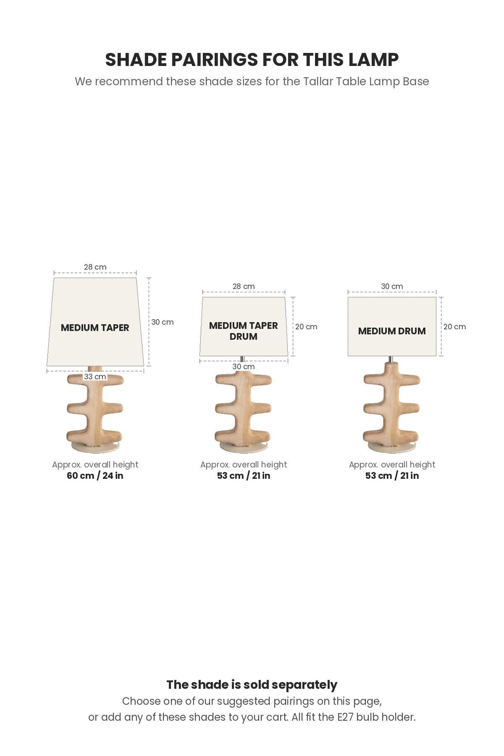 TABLE LAMPS Tallar Table Lamp