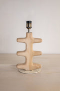 Lighting Bundle Tallar Table Lamp with Solid Blue Scalloped Taper