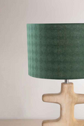 Lighting Bundle Tallar Table Lamp with Solid Drum Lampshade (Green)