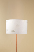 Lighting Bundle Tamara Metal Floor Lamp with Sabar Palm XL Drum Lampshade (Gold)