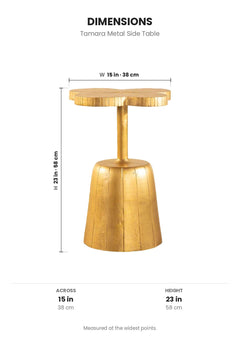 SIDE TABLES Tamara Metal Side Table