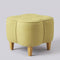 Tamara Pouffe in Solid Twisted Herbal Green Fabric