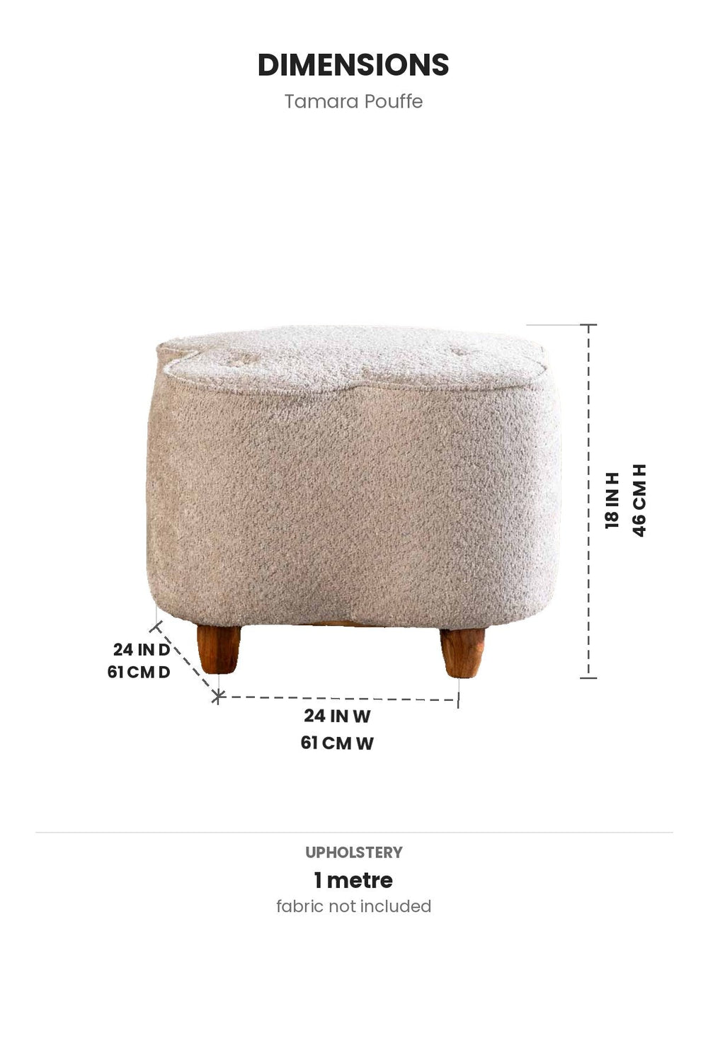OTTOMANS Tamara Pouffe