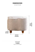 OTTOMANS Tamara Pouffe