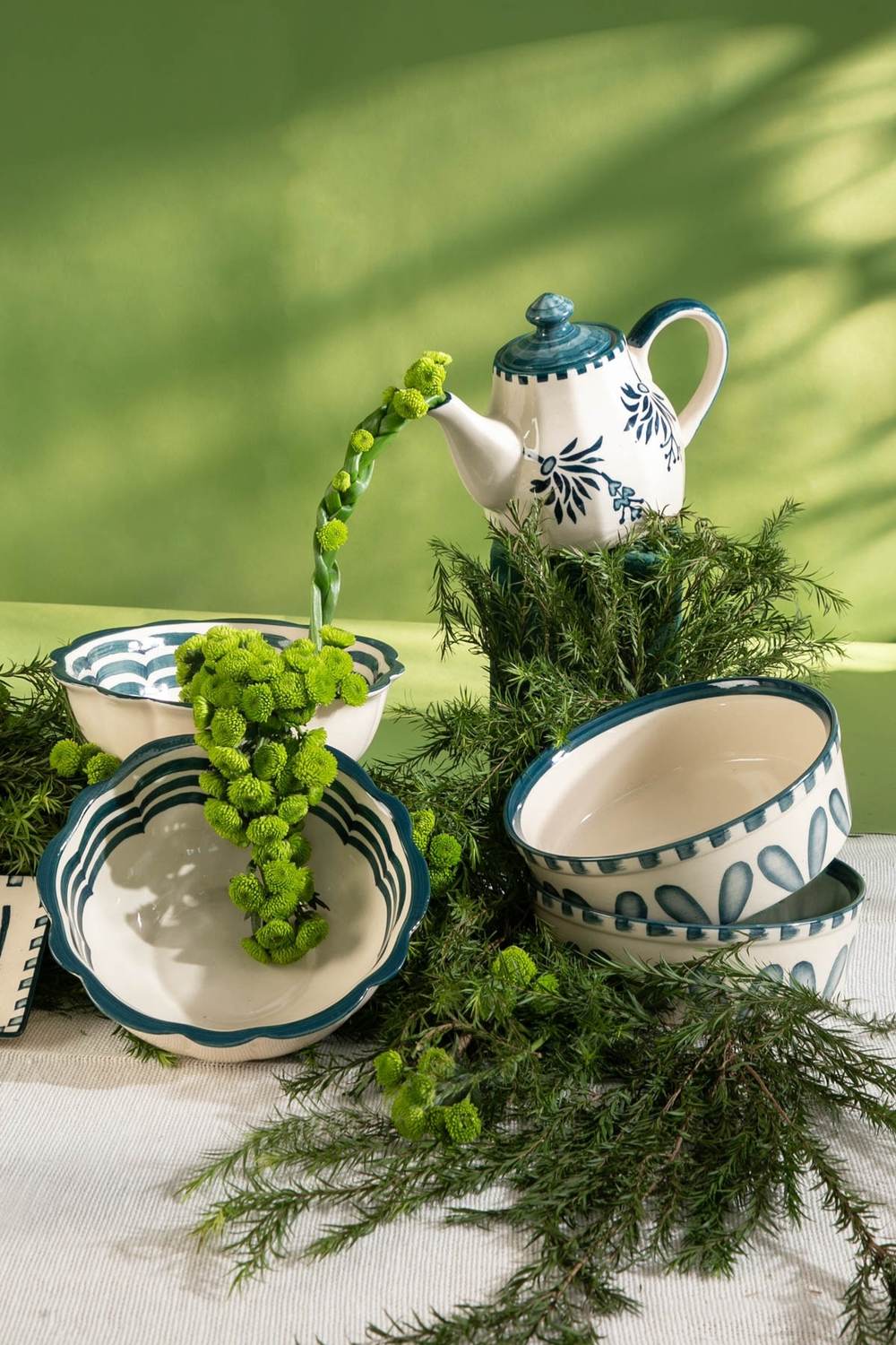 TEA TIME Montane Ceramic Tea Set