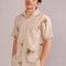 Temple Palm Camp Shirt (Parchment Beige)