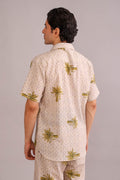 SHIRTS Temple Palm Camp Shirt (Parchment Beige)