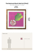 WALL ACCENTS The Beetroot Blush Wall Art (Pink)